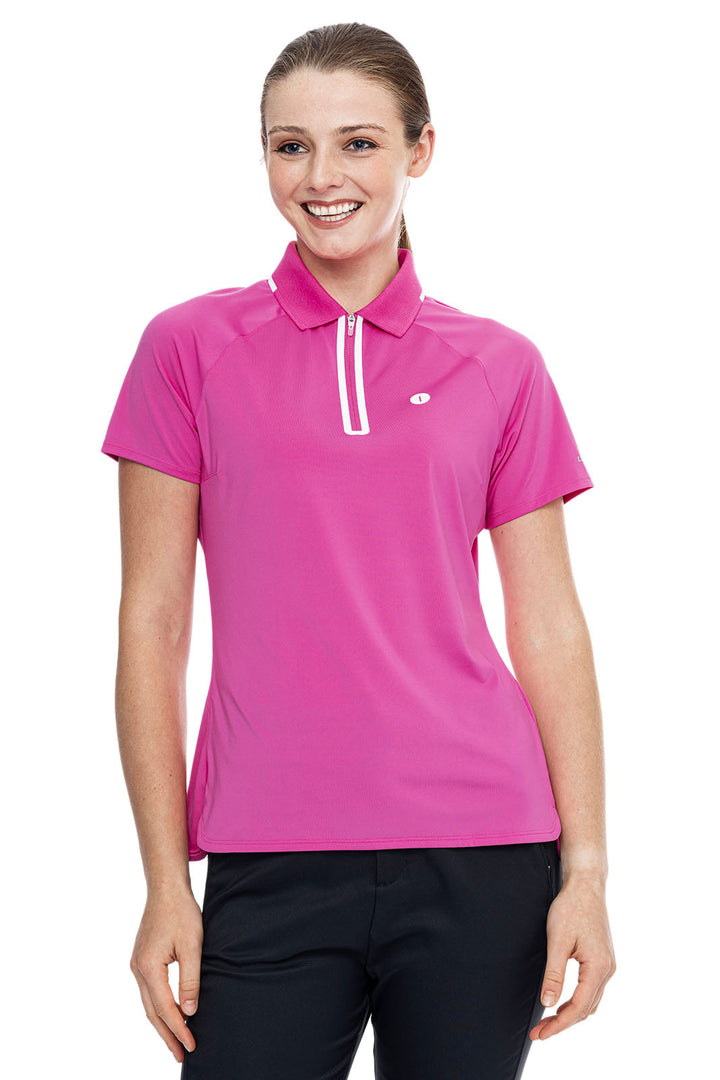 Women's Double Eagle Short Sleeve Golf Polo | Magnolia Pink