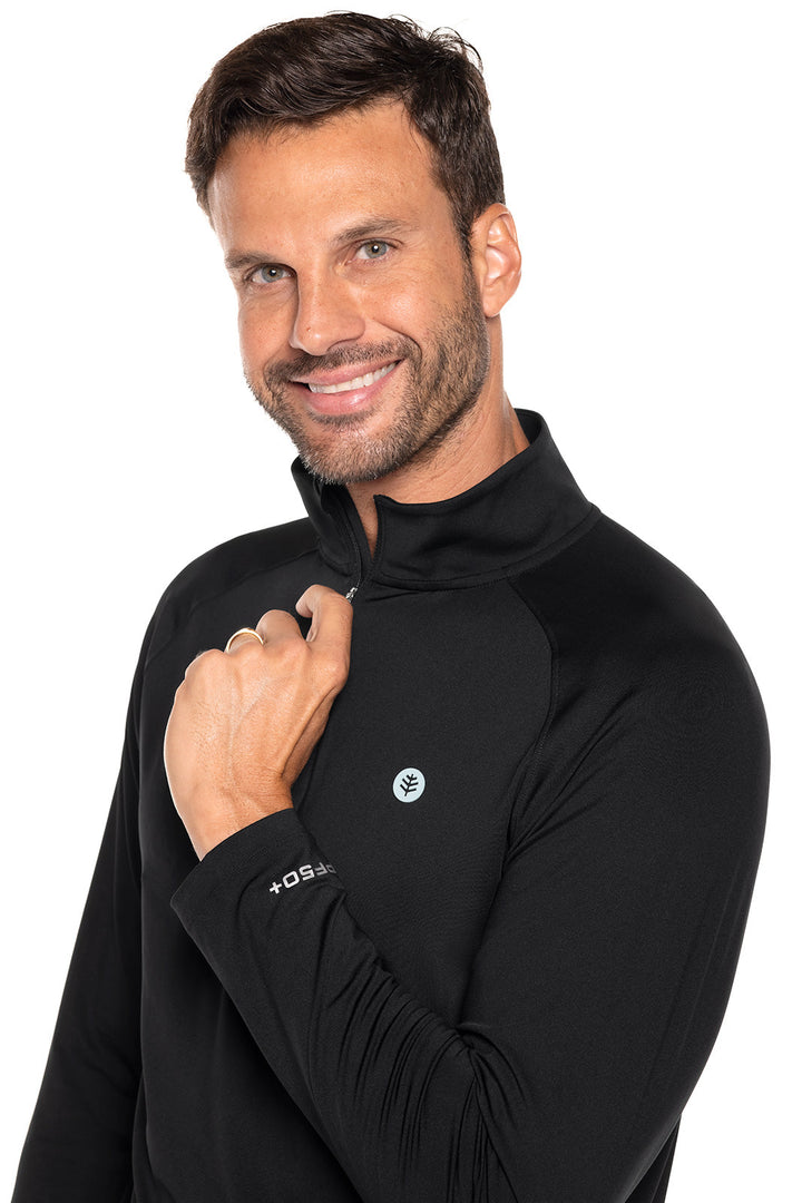 Men's Fairway Golf Pullover | Black