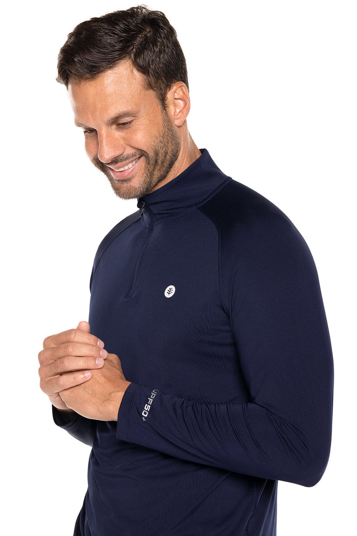 Men's Fairway Golf Pullover | Navy