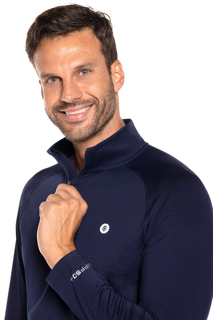 Men's Fairway Golf Pullover | Navy