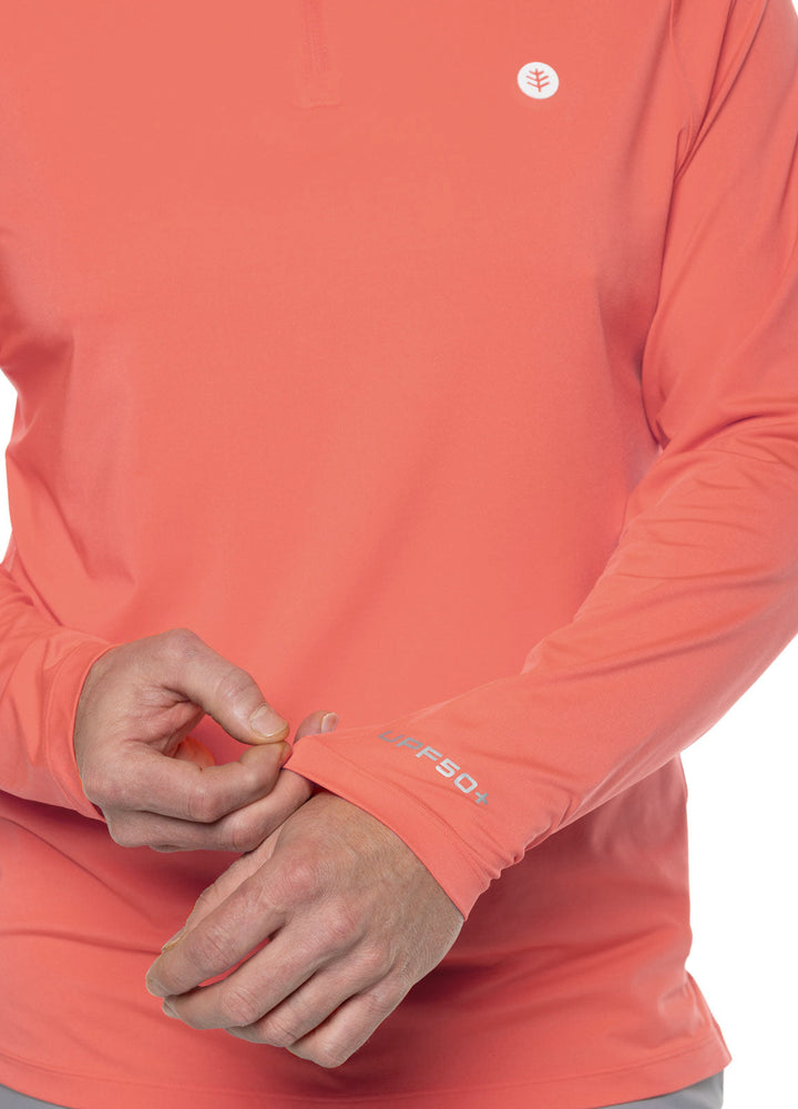 Men's Fairway Golf Pullover | Vivid Coral