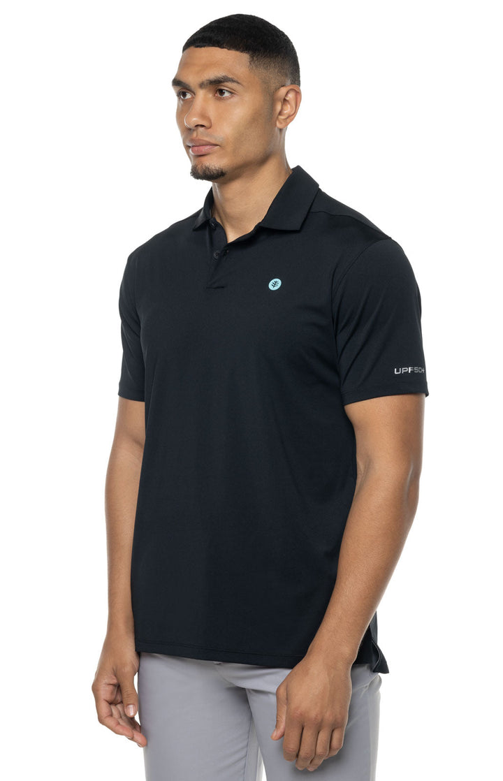 Men's Victory Lap Short Sleeve Golf Polo | Black