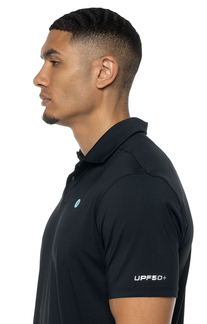 Men's Victory Lap Short Sleeve Golf Polo | Black