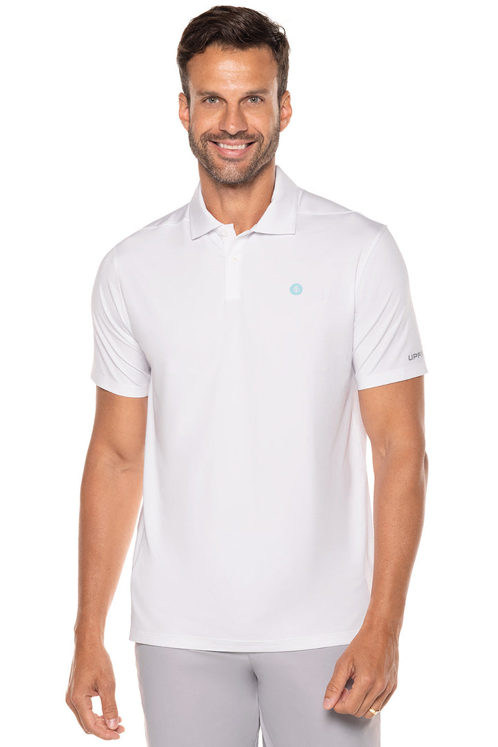 Men's Victory Lap Short Sleeve Golf Polo | White