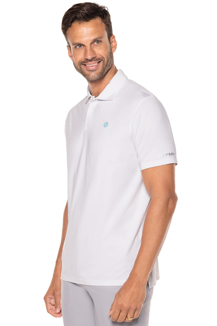 Men's Victory Lap Short Sleeve Golf Polo | White