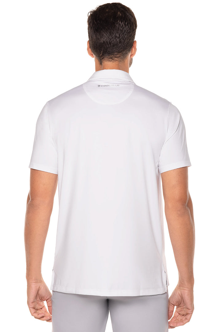 Men's Victory Lap Short Sleeve Golf Polo | White