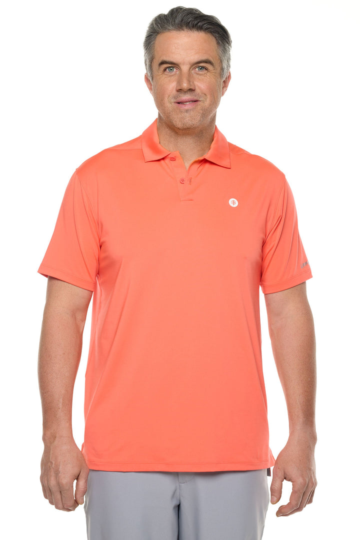 Men's Victory Lap Short Sleeve Golf Polo | Vivid Coral