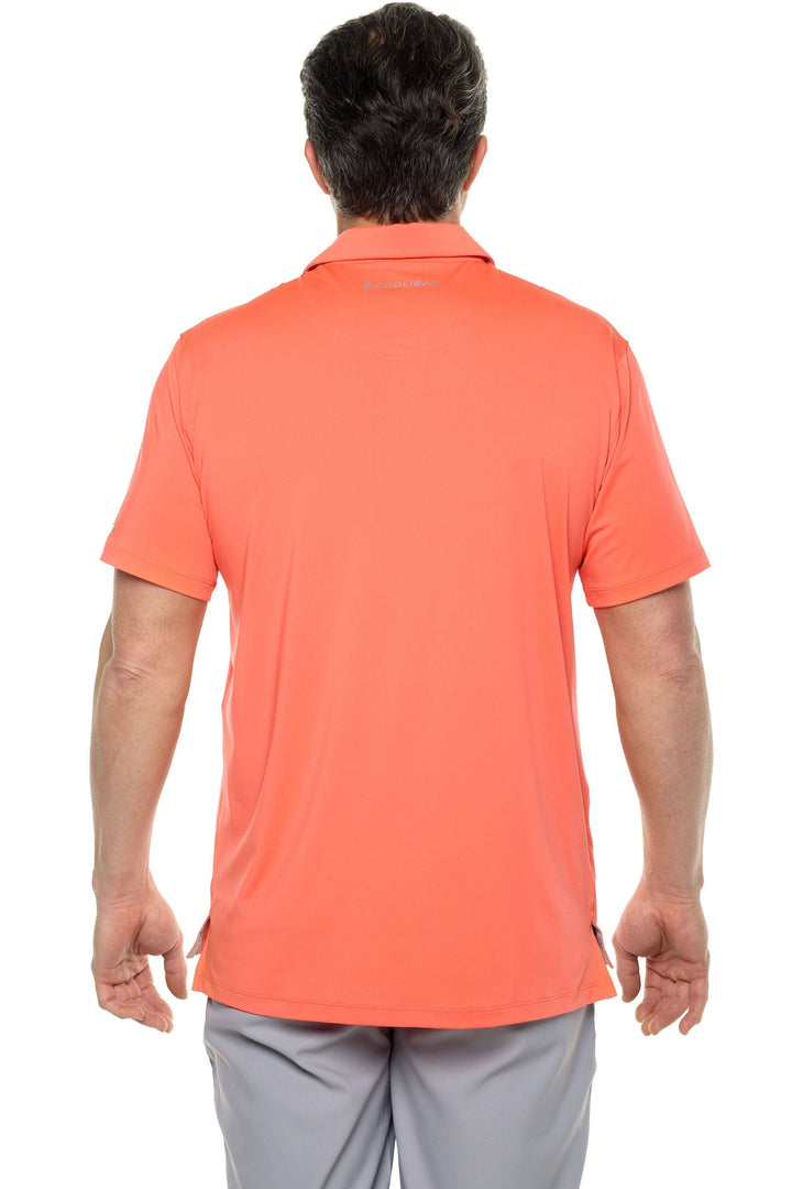 Men's Victory Lap Short Sleeve Golf Polo | Vivid Coral