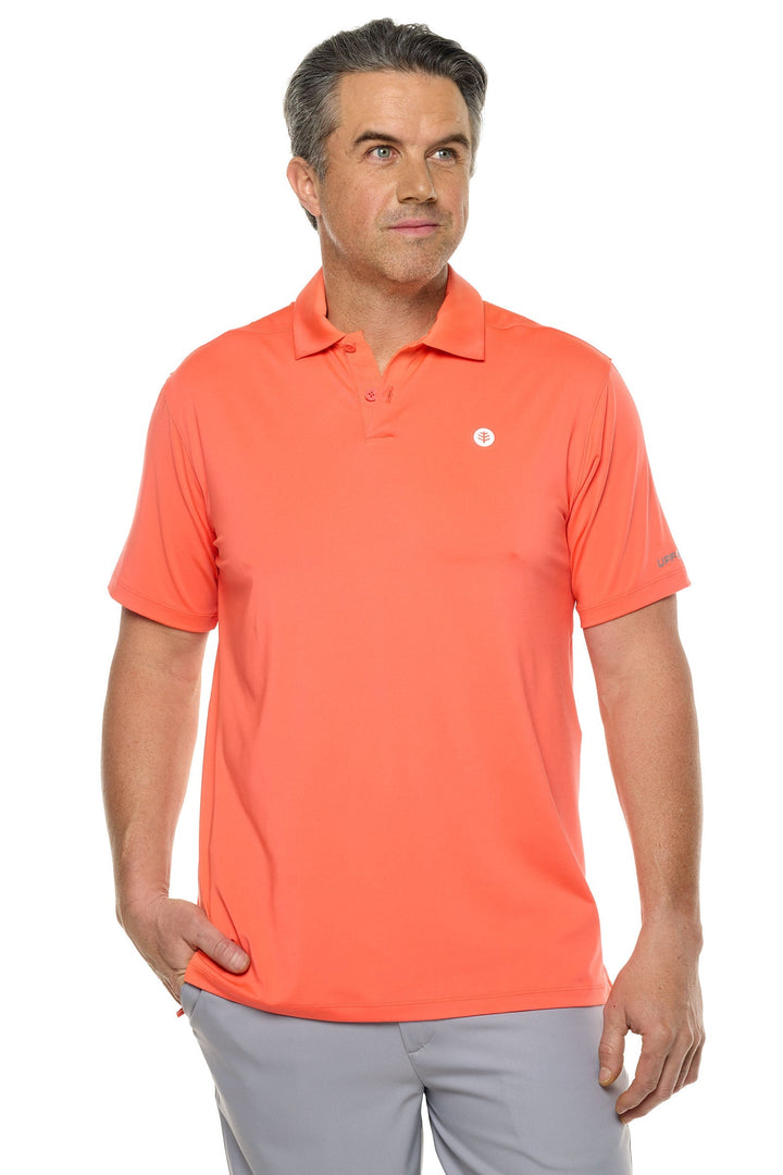 Men's Victory Lap Short Sleeve Golf Polo | Vivid Coral