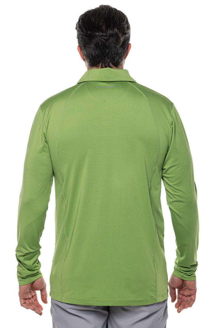 Men's Drive Golf Long Sleeve Polo | Soft Fern