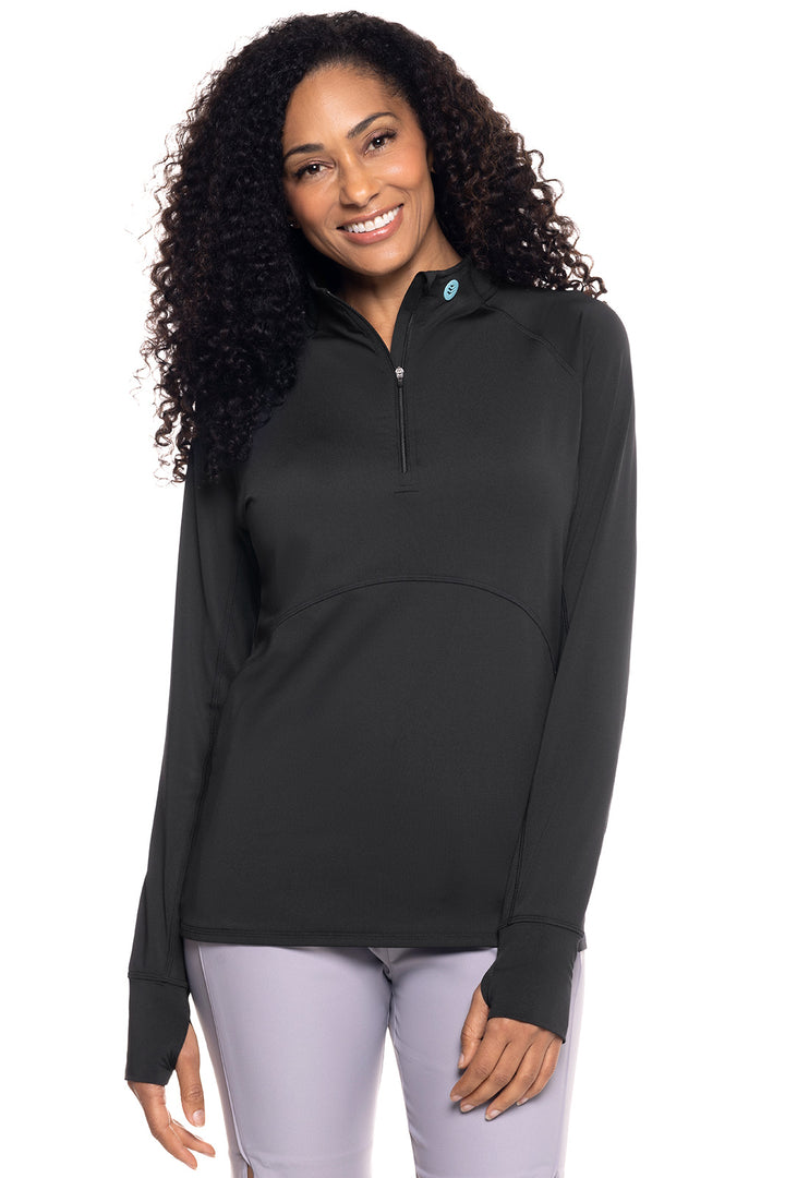 Women's Match Play Golf Pullover  | Black