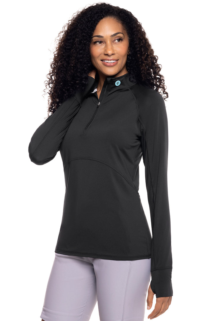 Women's Match Play Golf Pullover  | Black