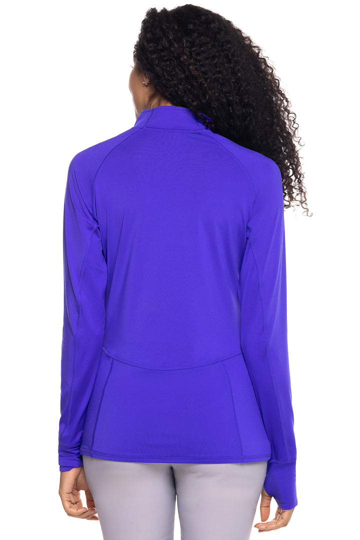 Women's Match Play Golf Pullover | Baja Blue