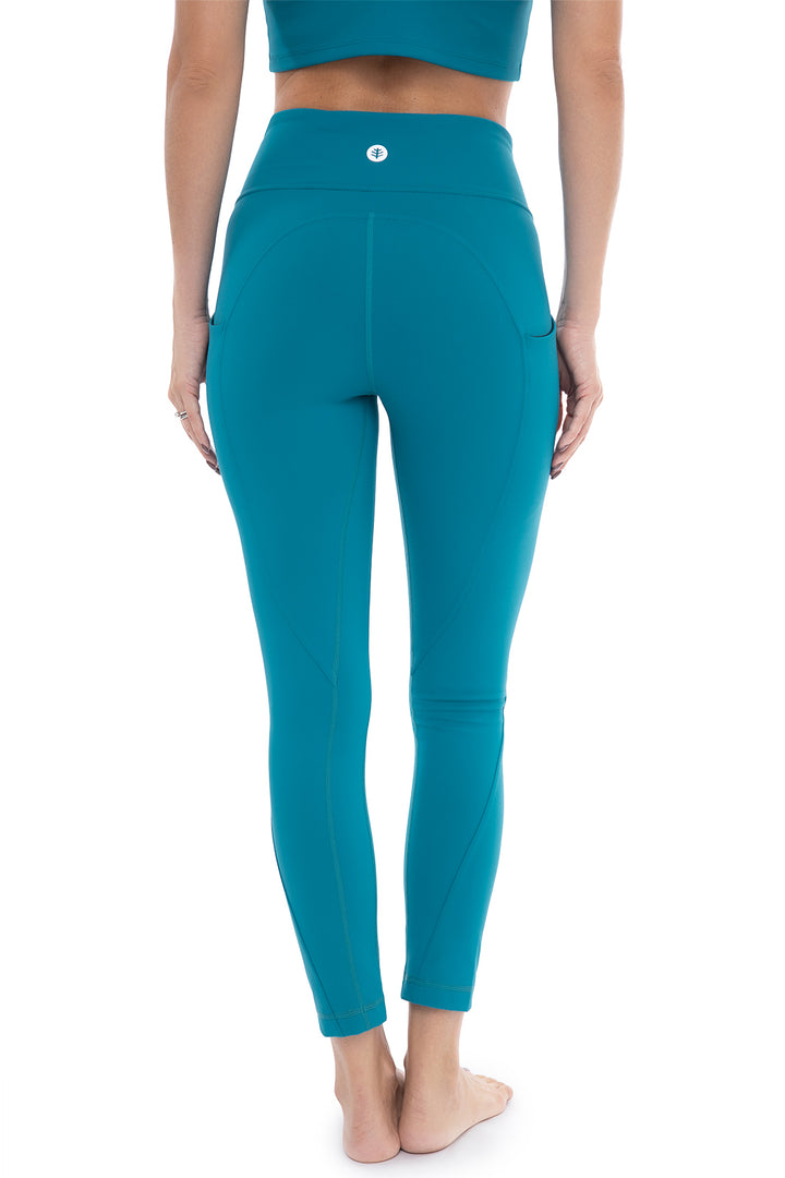 Women's Ananda Legging  | Tahitian Teal