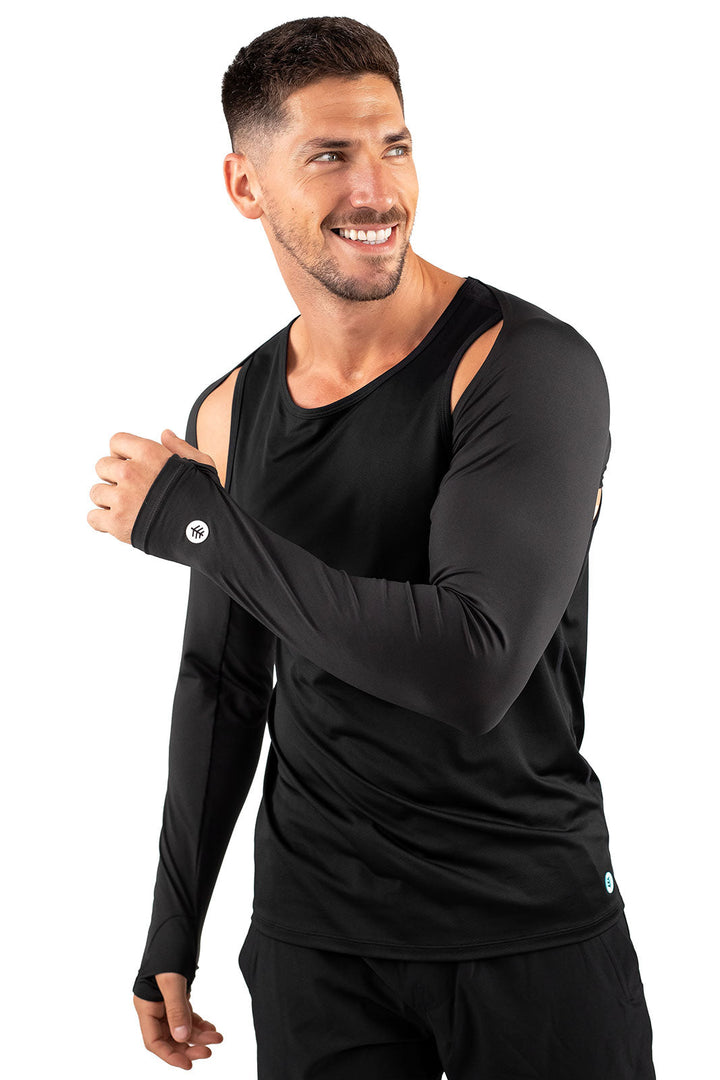 Men's Larix Shoulder Wrap UV Sleeves | Black