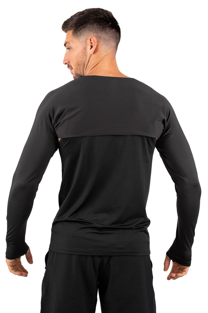 Men's Larix Shoulder Wrap UV Sleeves | Black