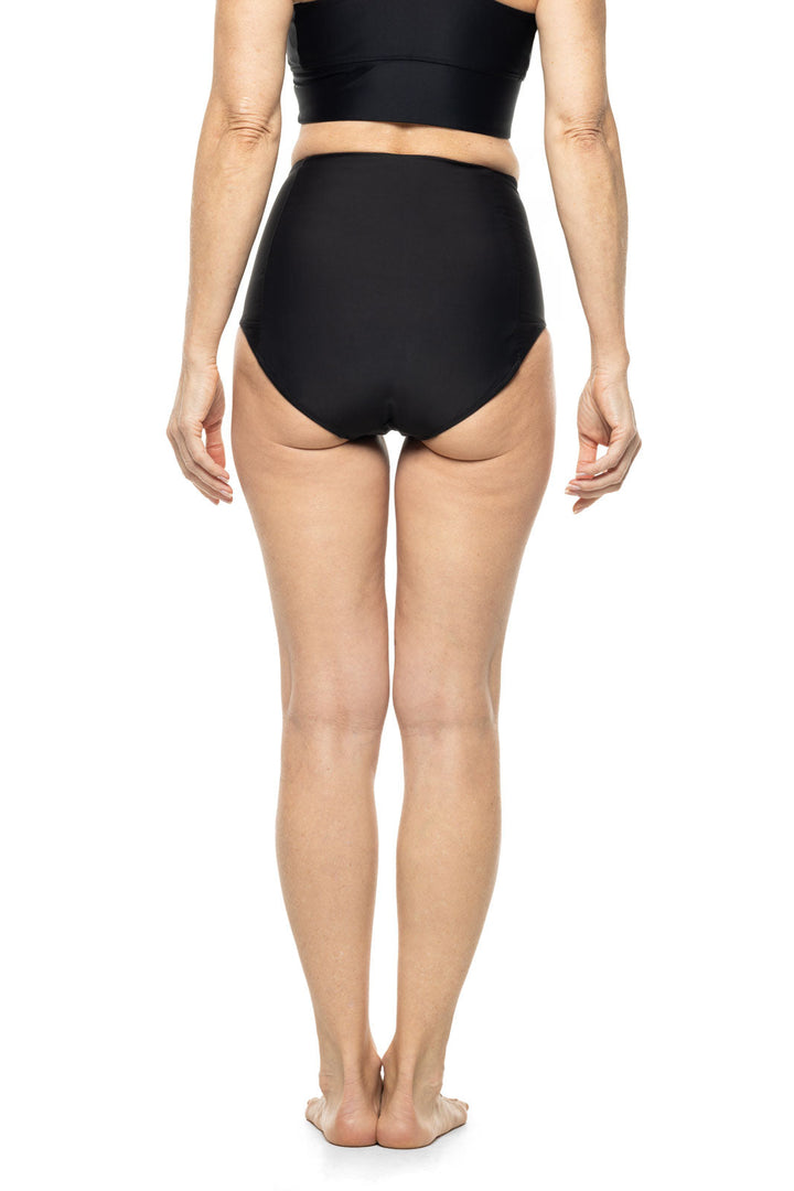 Women's Ocean Sculpt High Rise Bottoms | Black