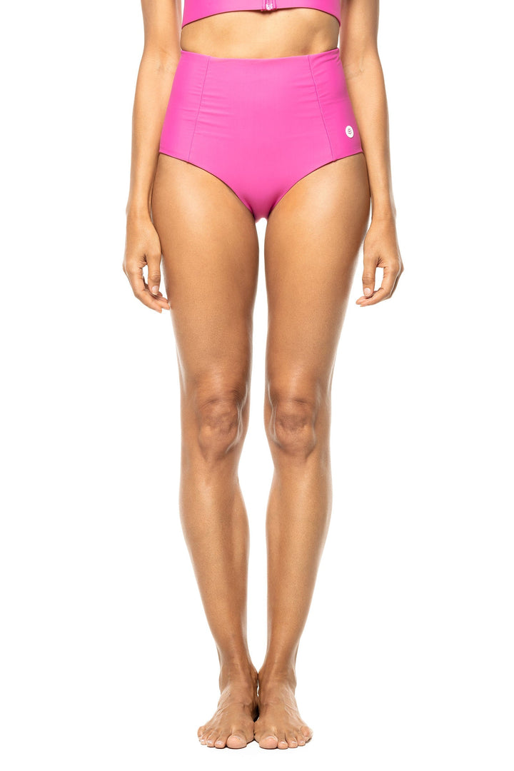 Women's Ocean Sculpt High Rise Bottoms | Magnolia Pink