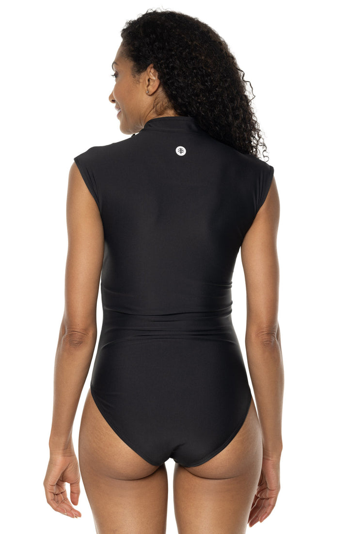 Women's Sweetwater Cap Sleeve One Piece | Black