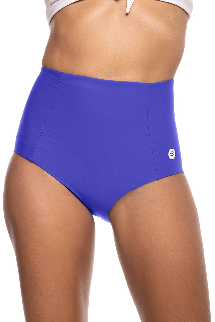 Women's Ocean Sculpt High Rise Bottoms | Baja Blue