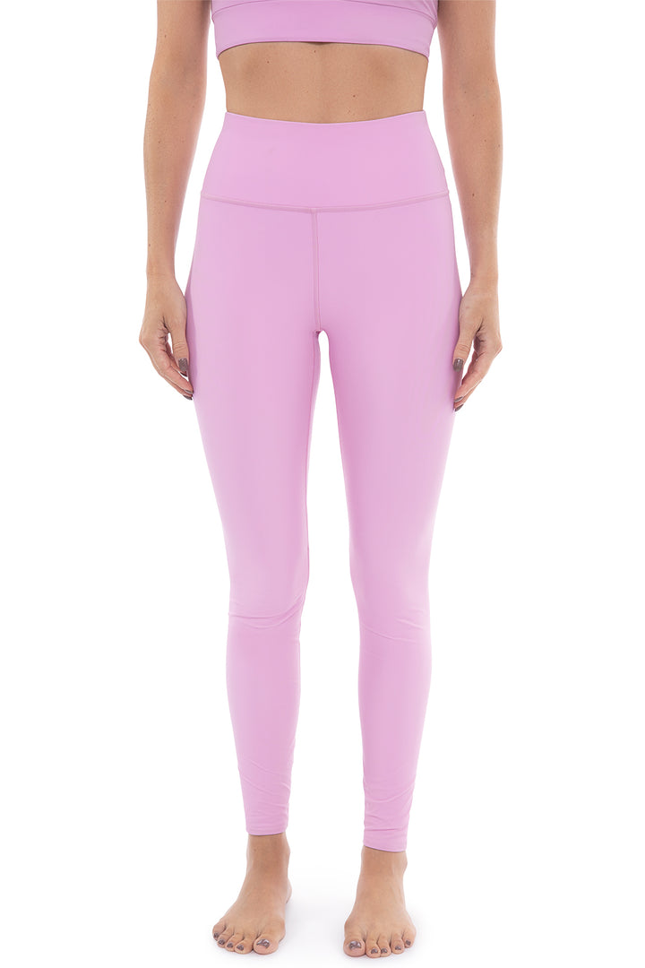 Women's Ocean Sculpt High Rise Swim Legging  | Peony Pink