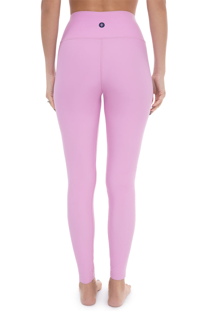 Women's Ocean Sculpt High Rise Swim Legging  | Peony Pink