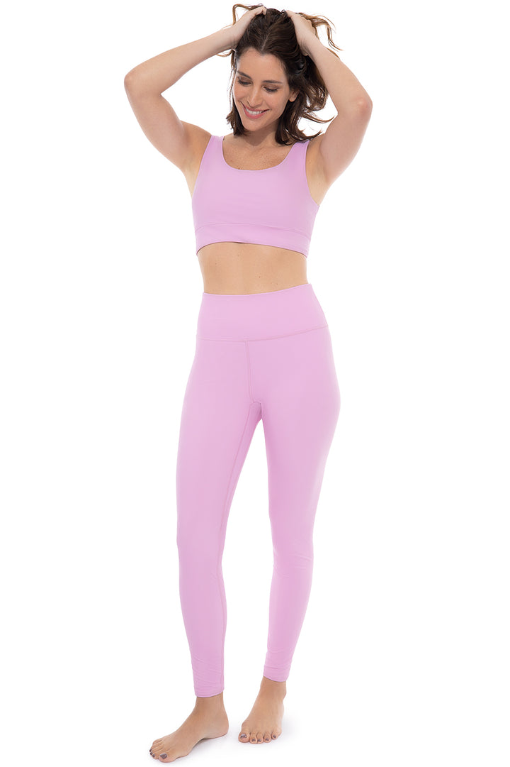 Women's Ocean Sculpt High Rise Swim Legging  | Peony Pink