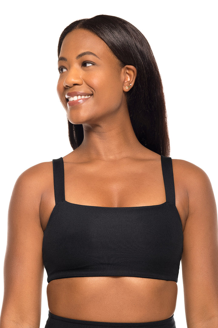 Women's Shavasana Yoga Sports Bra | Black