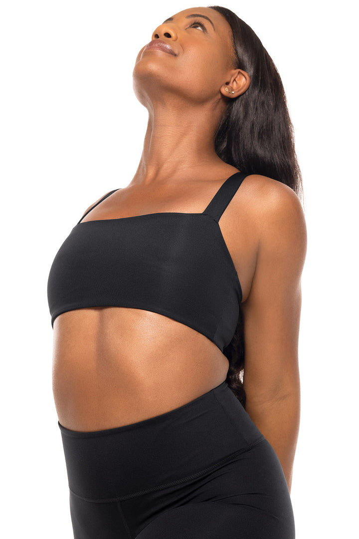 Women's Shavasana Yoga Sports Bra | Black