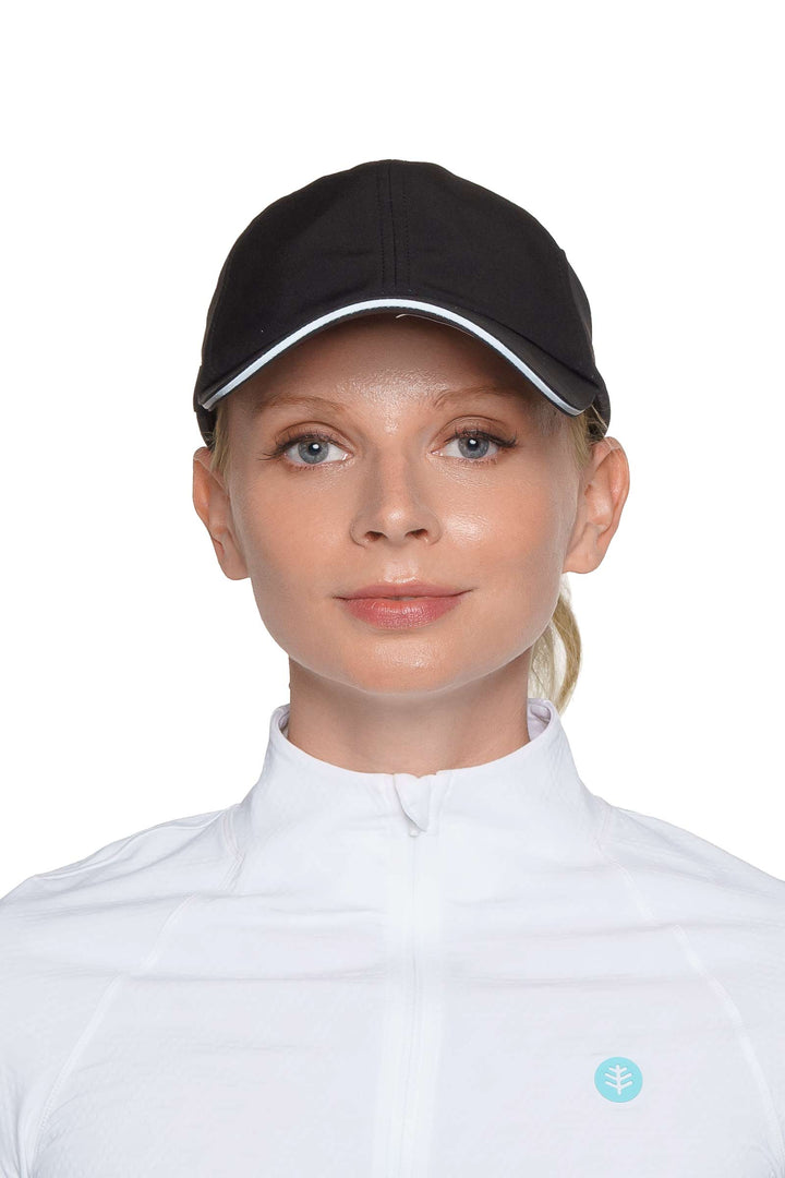 Racket Padel Ponytail Cap | Black