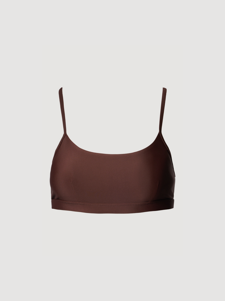 Moke - Strap Athleisure Top | Espresso