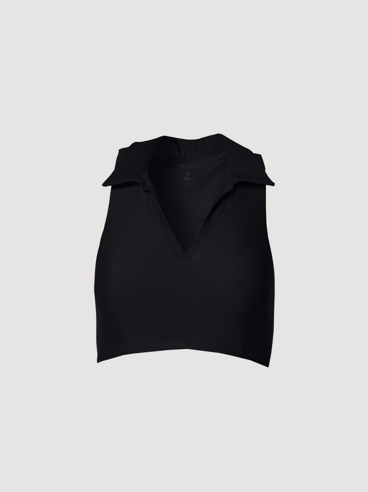 Flaman - Athleisure Top | Black