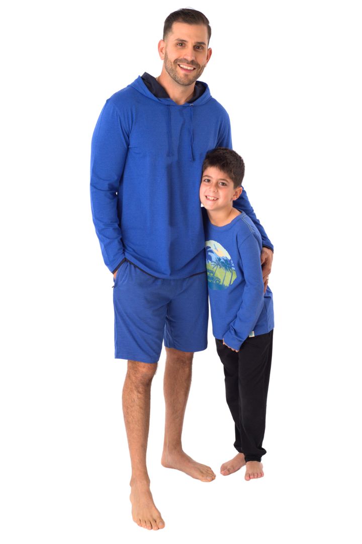 Men's Oasis Pullover Hoodie | Baja Blue