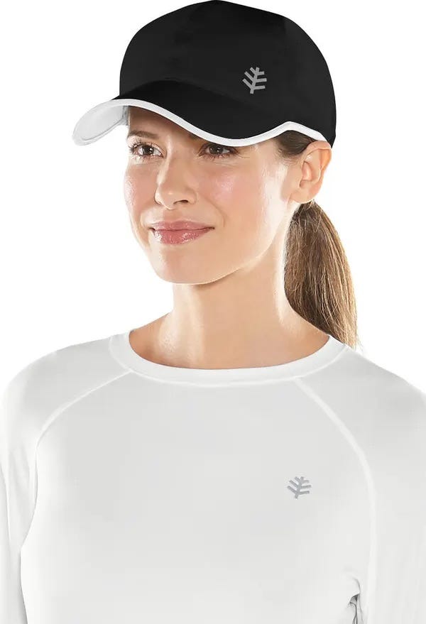 Unisex Lenny Sport Cap | Black/White