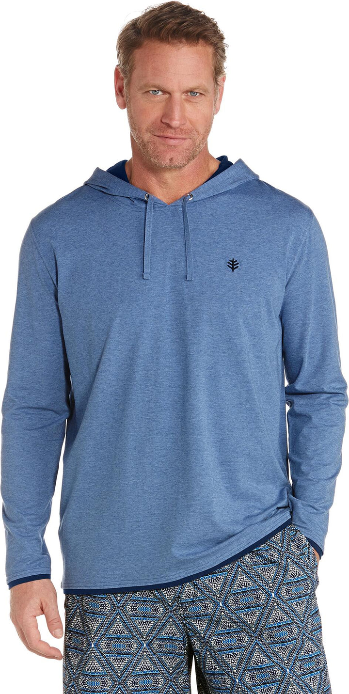 Men's Oasis Pullover Hoodie  | Pacific Blue Heather