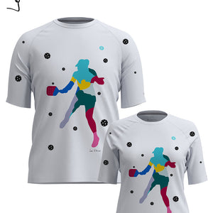 1 of 1 Pickleball Art Canvas + T-shirt by Le Closier