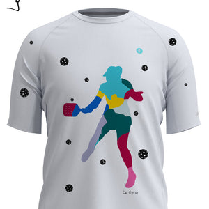 1 of 1 Pickleball Art Canvas + T-shirt by Le Closier