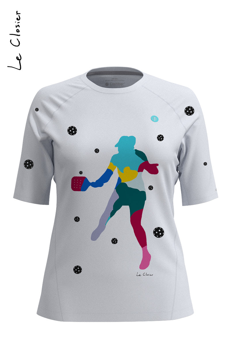 1 of 1 Pickleball Art Canvas + T-shirt by Le Closier