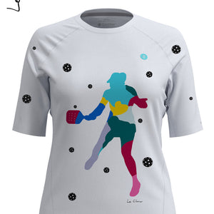 1 of 1 Pickleball Art Canvas + T-shirt by Le Closier