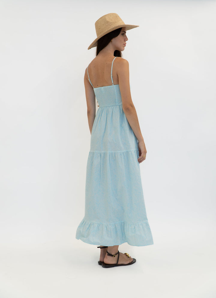 Sophie - Tiered Maxi Dress - Blooming Trellis | Blooming Trellis