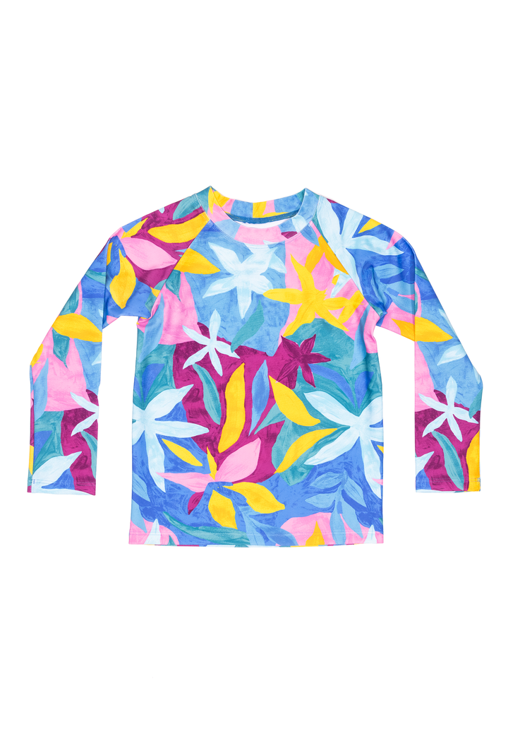 Mini Blake - Kids Long Sleeve Rash Guard - Golden Hour | Golden Hour