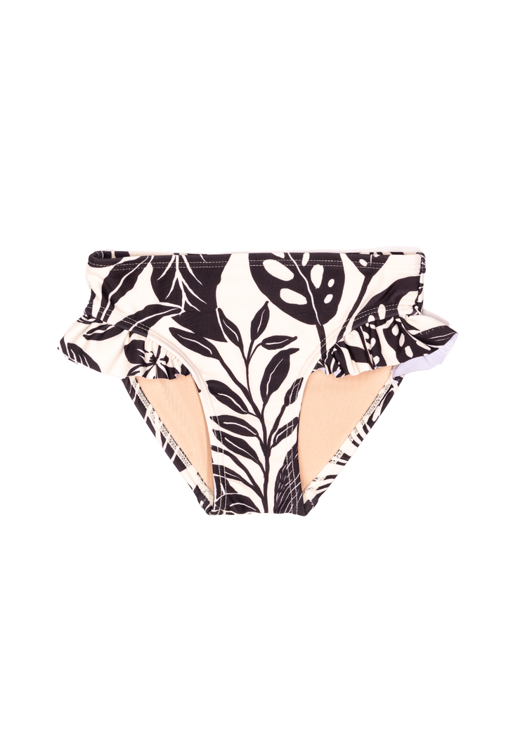 Mini Gemma - Girls Ruffle Swim Bottom - Moonlit Tropics | Moonlit Tropics