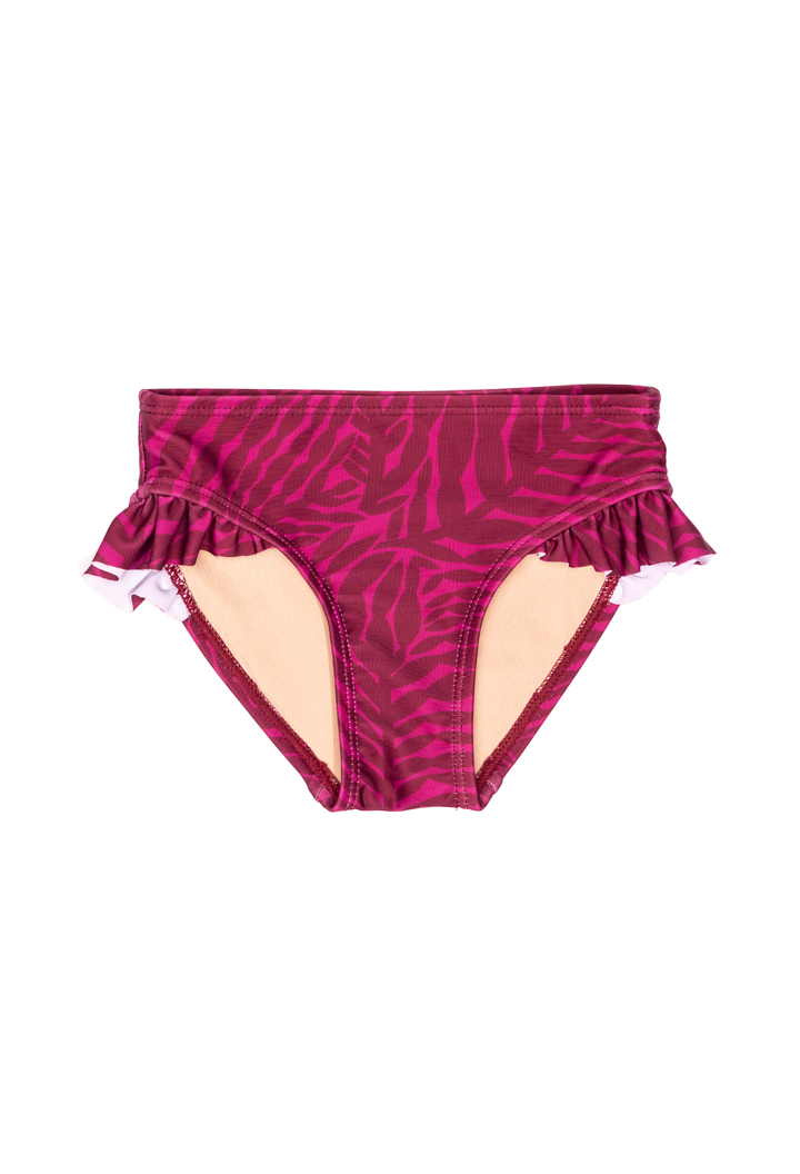 Mini Gemma - Girls Ruffle Swim Bottom - Ocean Imprint | Ocean Imprint