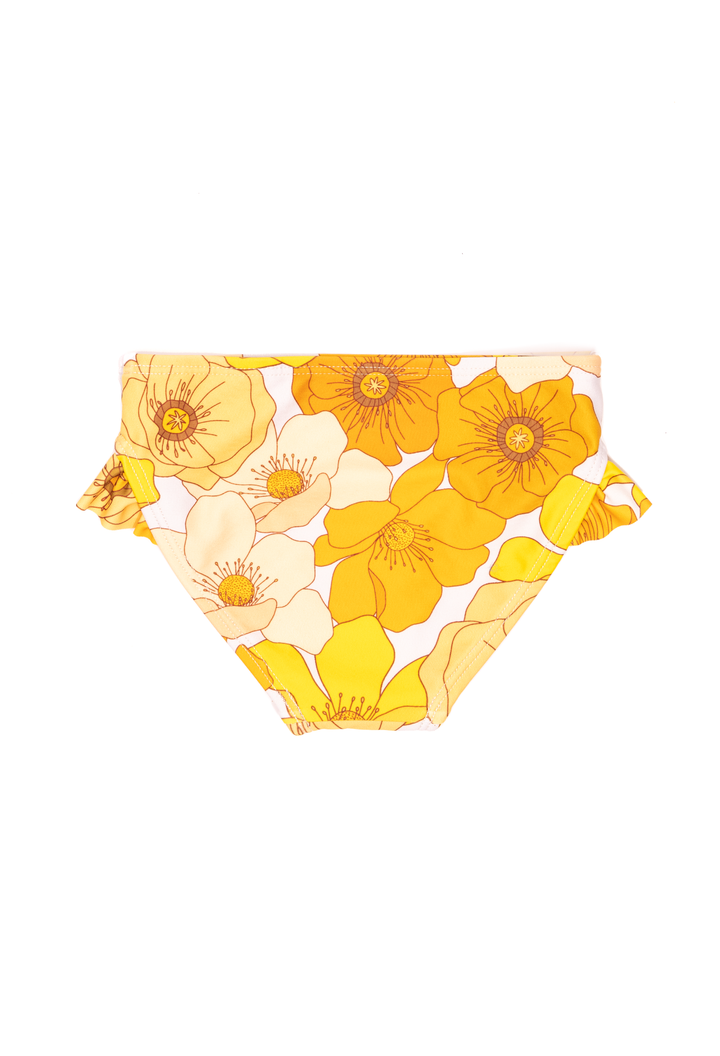 Mini Gemma - Girls Ruffle Swim Bottom - Sunset Floral | Sunset Floral