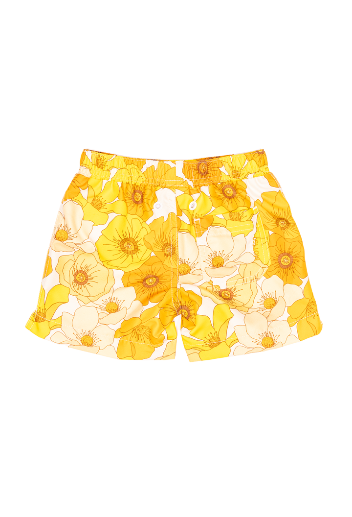 Mini Major - Boys Swim Trunk - Sunset Floral | Sunset Floral