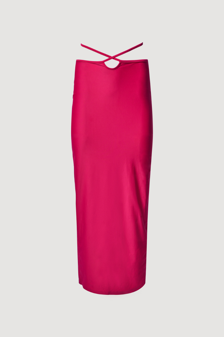 Sandbar - Midi Skirt | Magenta