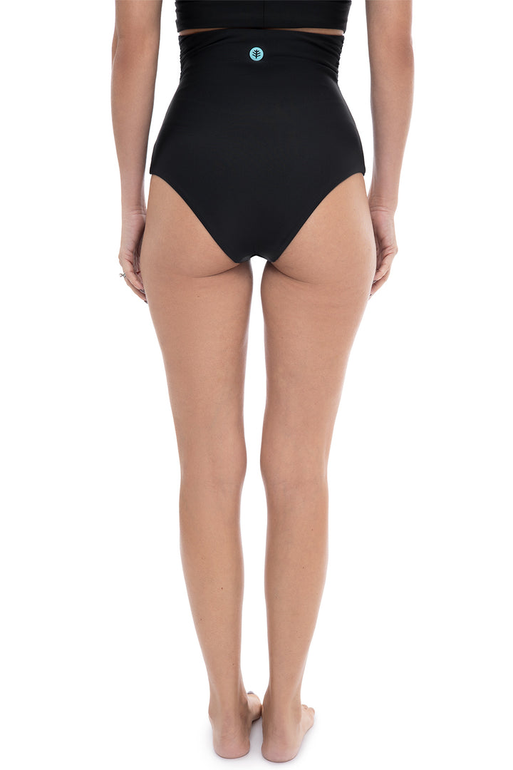 Women's Golden Isles Ultra High Rise Swim Bottom | Black