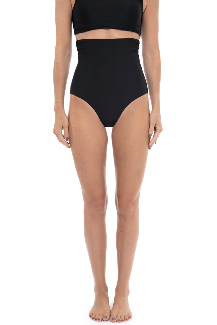 Women's Golden Isles Ultra High Rise Swim Bottom | Black