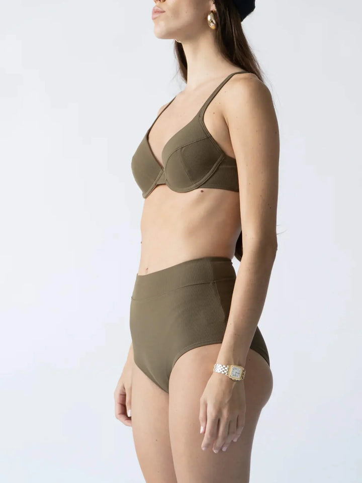 Celeste - Underwire Swim Bra - Safari | Safari