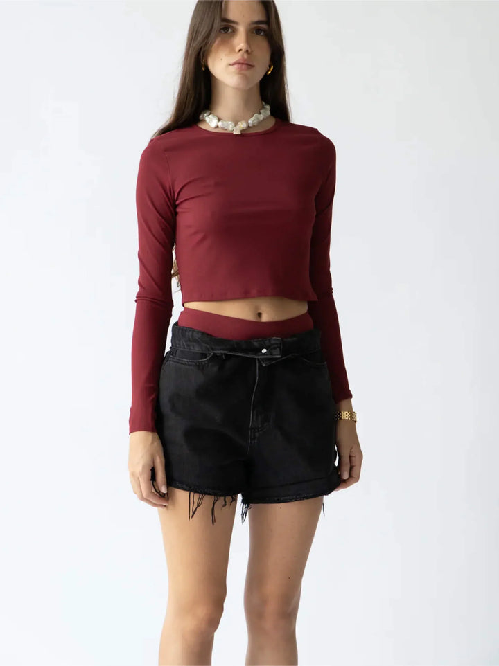 Coco - Crew Neck Rash Guard - Mulberry | Mulberry